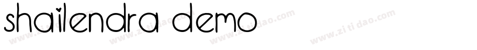 Shailendra Demo字体转换